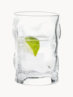 Vasos de forma orgánica Sorgente, 6 uds.