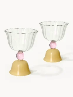 Vasos de vidrio borosilicato Tulip, 2 uds.