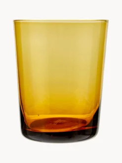 Vasos de vidrio soplado Desiguale, 6 uds., tamaños y colores diferentes