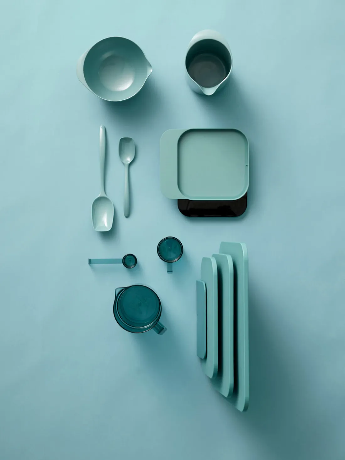 Vasos medidores con cuchara Mensura, 3 pzas.