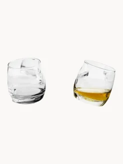 Vasos old fashioned con base redonda Rocking, 6 uds.