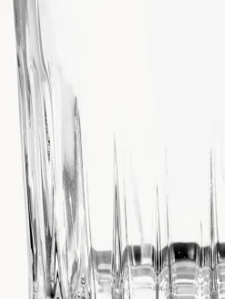 Vasos old fashioned de cristal con relive Timeless, 6 uds.