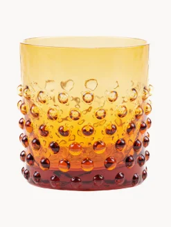 Vasos soplados artesanalmente Hobnail (2 uds.)
