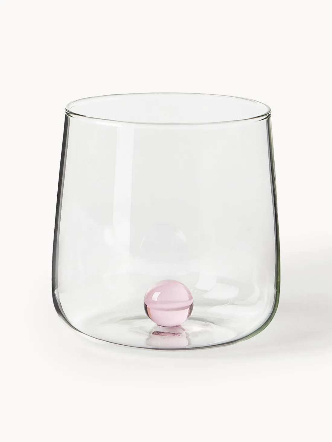 Vasos soplados de vidrio borosilicato Bilia, 6 uds.