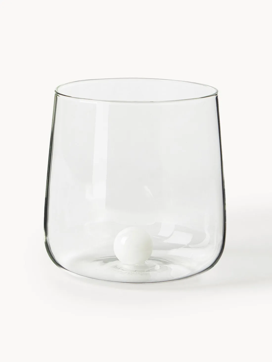 Vasos soplados de vidrio borosilicato Bilia, 6 uds.