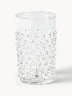 Vasos soplados Hobnail, 6 uds.