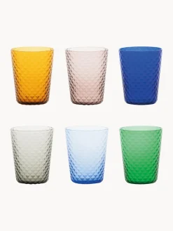Vasos soplados Isolano, 6 uds.
