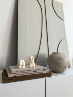 Vela artesanal de diseño Peachy