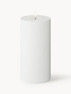 Vela LED artesanal para exterior Real Flame, 20 cm