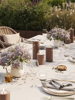 Vela LED artesanal Real Flame, 10 cm