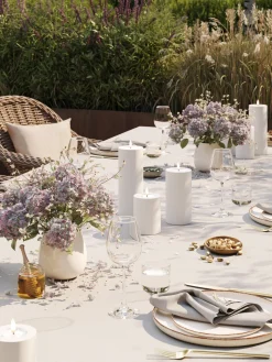 Vela LED artesanal Real Flame, 10 cm