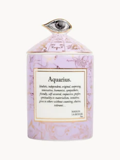 Vela perfumada artesanal Aquarius (incienso y pachulí)