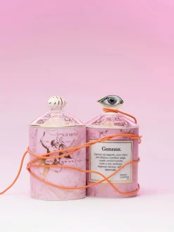 Vela perfumada artesanal Gemini (lavanda, ciprés y madera de cedro)