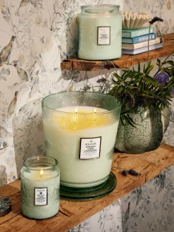 Vela perfumada artesanal Japonica Collection (madera de cacao, verbena y lavanda)