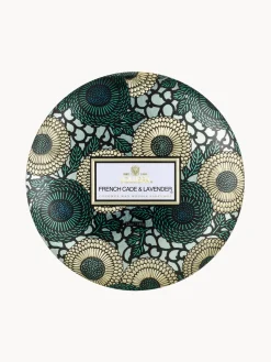 Vela perfumada artesanal de tres mechas Japonica Collection (madera de cacao, verbena y lavanda)