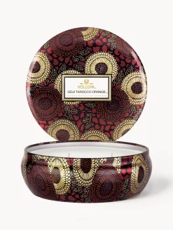 Vela perfumada artesanal de tres mechas Japonica Collection (bayas de goji, mango y naranja tarocco)