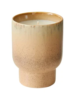 Vela perfumada artesanal 70's (menta, cedro y lirio de los valles)