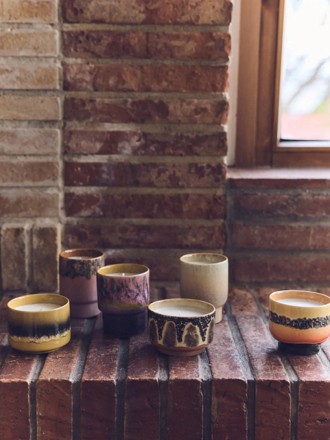 Vela perfumada artesanal 70's (naranja, almizcle y jazmín)