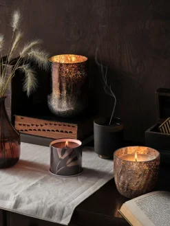 Vela perfumada Vanity Tin (madera de cedro, gamuza & ámbar)