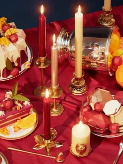 Velas cónicas artesanales Madeleine, 6 uds.