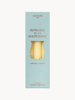 Velas cónicas artesanales Madeleine, 6 uds.