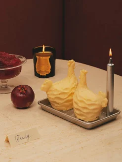 Velas cónicas artesanales Madeleine, 6 uds.