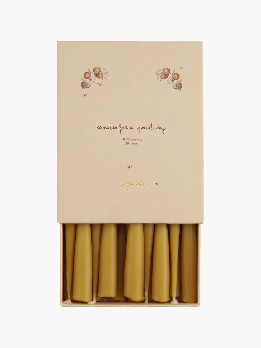 Velas cónicas Birthday, 20 uds.