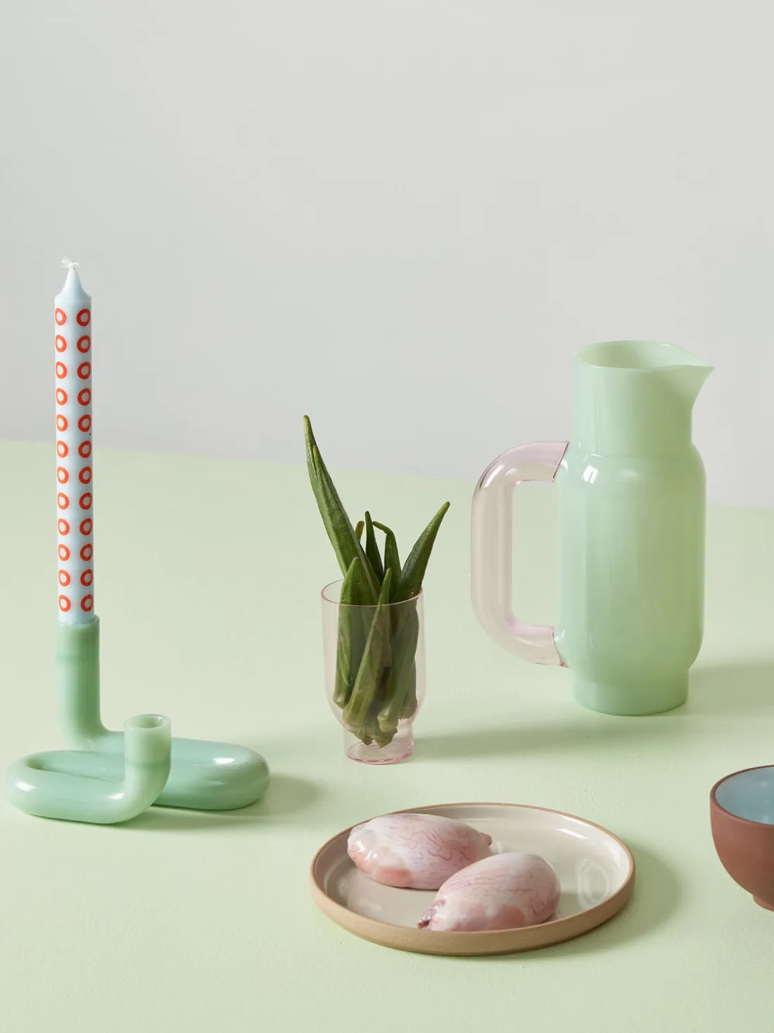 Velas cónicas Happy, 4 uds.