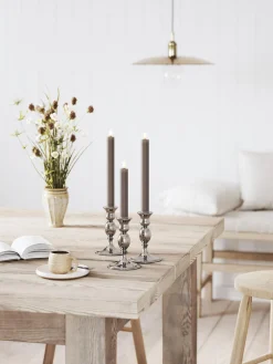 Velas cónicas LED artesanales Real Flame, 15 cm, 2 uds.