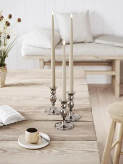 Velas cónicas LED artesanales Real Flame, 28 cm, 2 uds.