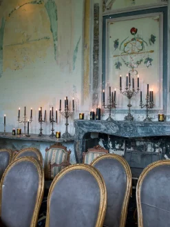 Velas para cena artesanales Madeleine, 6 uds.