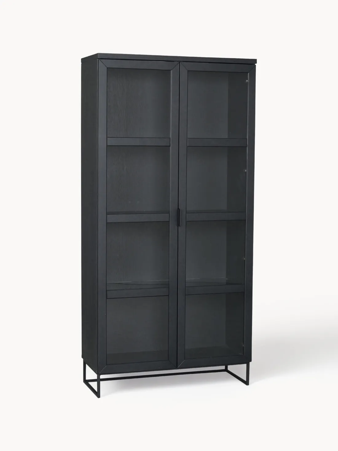 Vitrina de madera de roble Everett