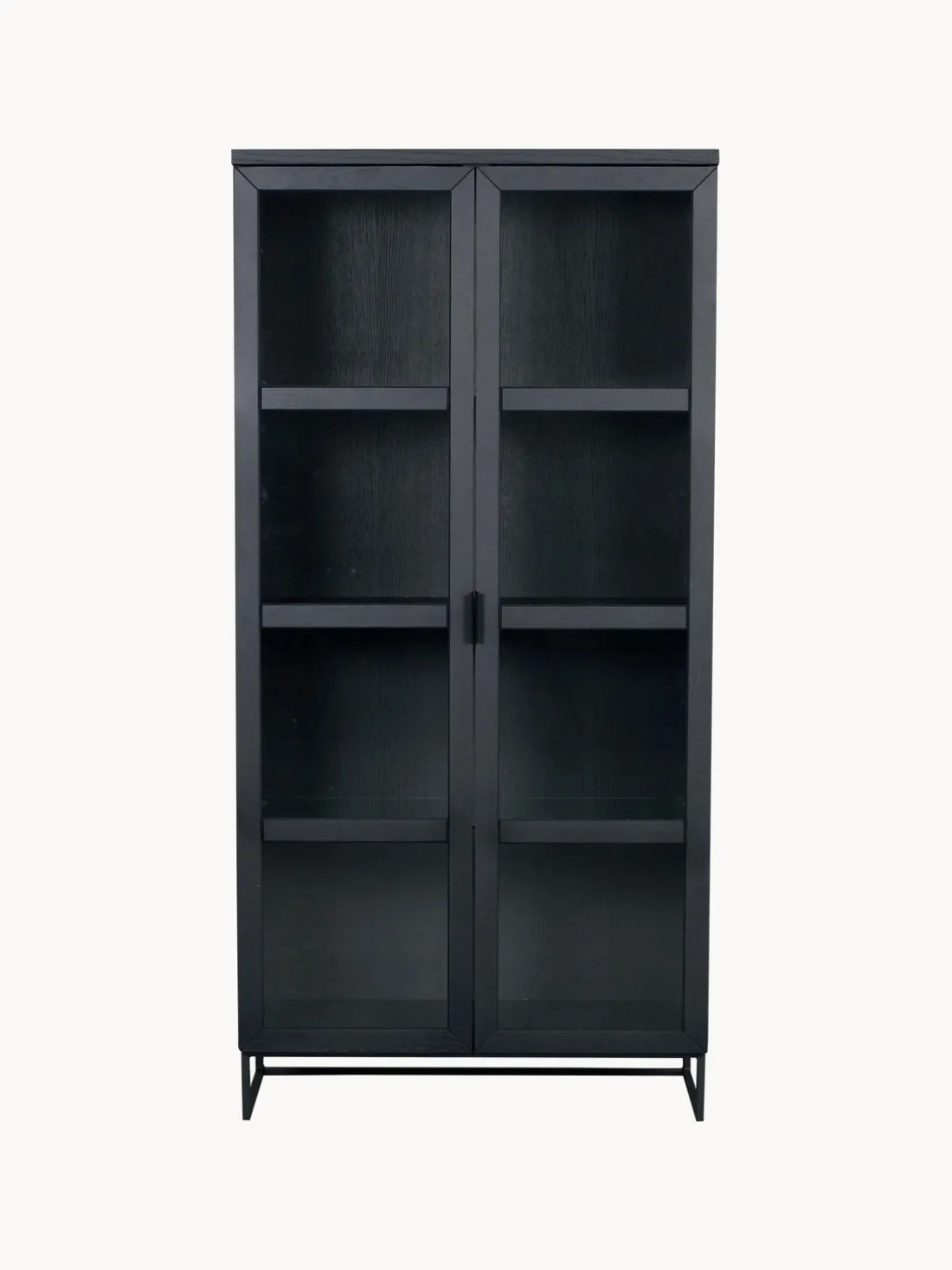 Vitrina de madera de roble Everett