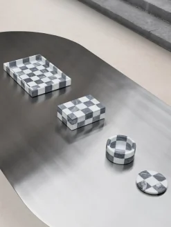 Westwing | Crosby Studios, joyero de mármol con tapadera Carreaux