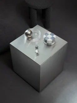 Westwing | Crosby Studios, joyero de mármol con tapadera Carreaux