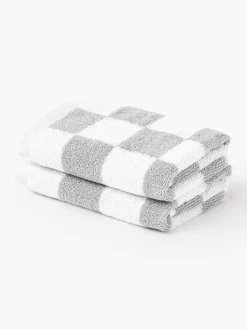 Westwing | Crosby Studios, toalla de algodón Damier, tamaños diferentes
