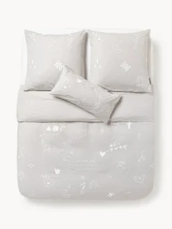 Westwing | Crosby Studios, funda nórdica de algodón con bordado Jouy