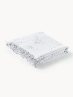 Westwing | Crosby Studios, manta reversible de algodón Jouy