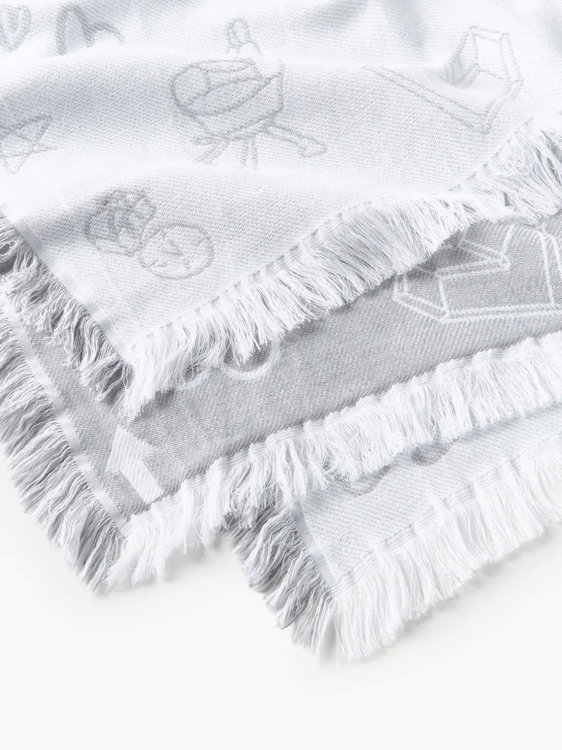 Westwing | Crosby Studios, manta reversible de algodón Jouy