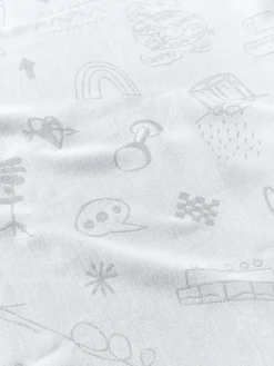 Westwing | Crosby Studios, manta reversible de algodón Jouy