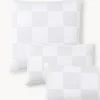 Westwing | Crosby Studios, funda de almohada de algodón a cuadros Damier