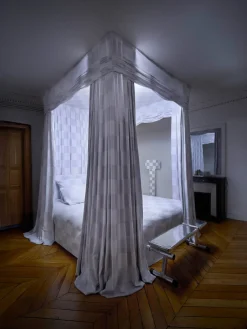 Westwing | Crosby Studios, funda de almohada de algodón a cuadros Damier