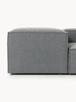 Westwing | Crosby Studios, sillón en tejido bouclé con reposabrazos anchos Lennon