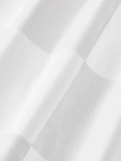 Westwing | Crosby Studios, sábana bajera de algodón a cuadros Damier