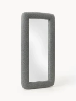 Westwing | Crosby Studios, espejo de pie con marco en tejido bouclé Glace