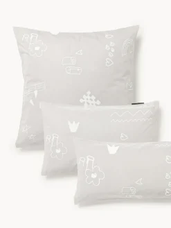 Westwing | Crosby Studios, funda de almohada de algodón con bordado Jouy