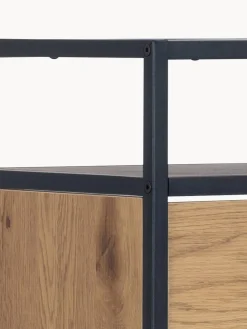 Zapatero de madera con compartimentos plegables Seaford