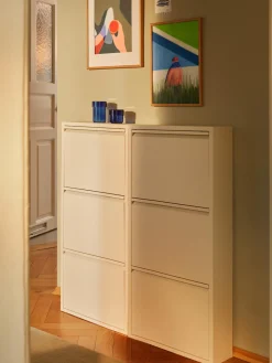 Zapatero de pared Caruso, puertas abatibles