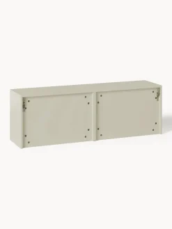 Zapatero de pared con puertas abatibles y frente acanalado Shea